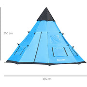 6 Man Teepee Tent