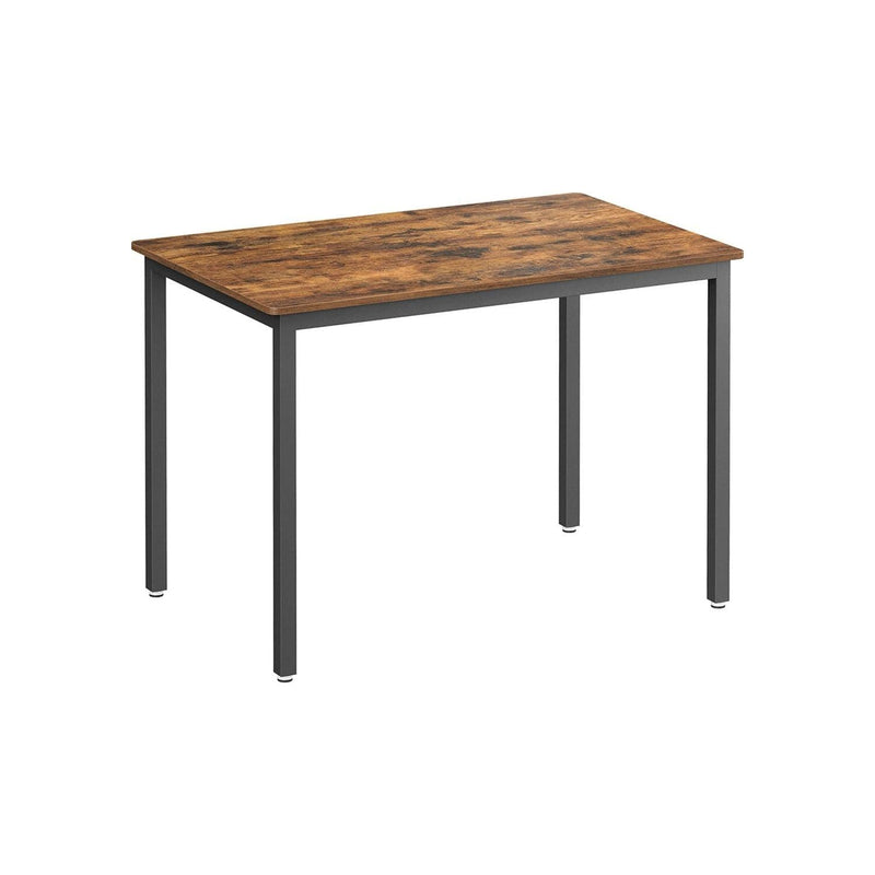 Vasagle 4 Person Dining Table, Black and Brown - Perfect for smaller spaces