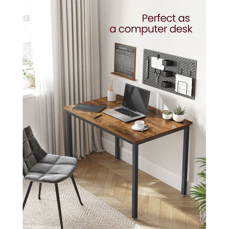 Vasagle 4 Person Dining Table, Black and Brown - Perfect for smaller spaces