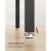 Vasagle 4 Person Dining Table, Black and Brown - Perfect for smaller spaces