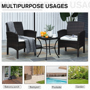 Square Bistro Table Outsunny