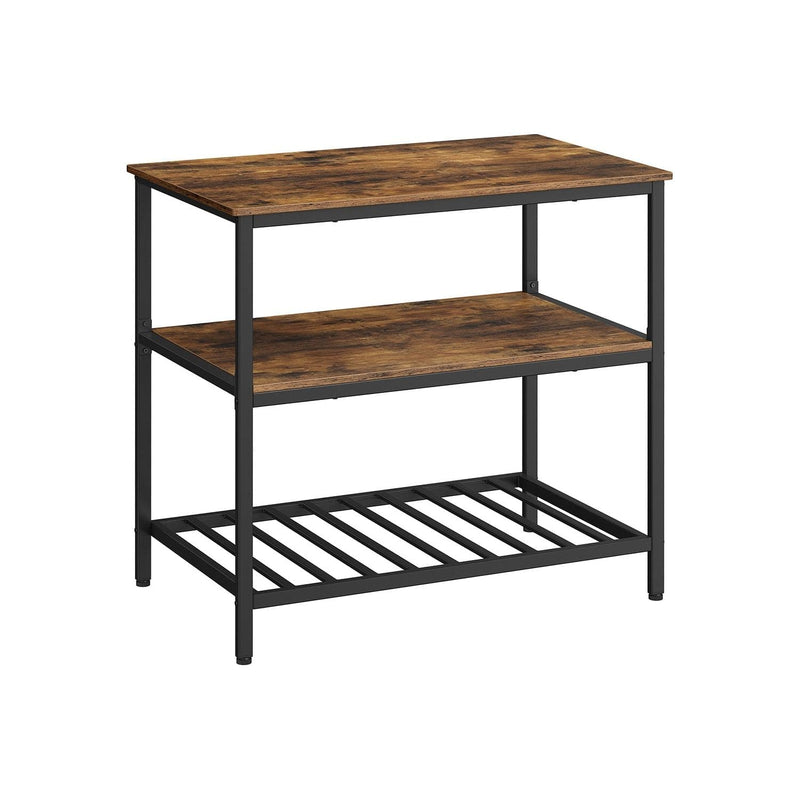 Vasagle Industrial Style Kitchen Island With Worktop