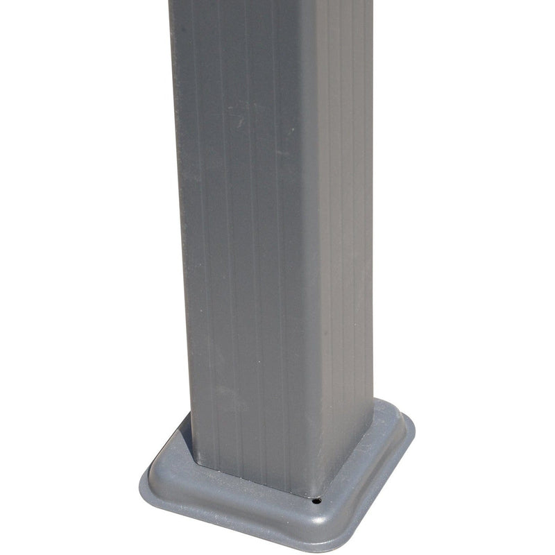 3m x 3m Metal Pergola With Retractable Canopy