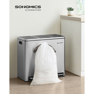 15-20L Kitchen Bin Liners, Pack Of 80 (Liner Code 020A01) Songmics