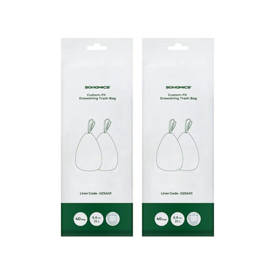 Songmics 25L Kitchen Bin Liners, Pack Of 80 Liner Code 025A01 Songmics