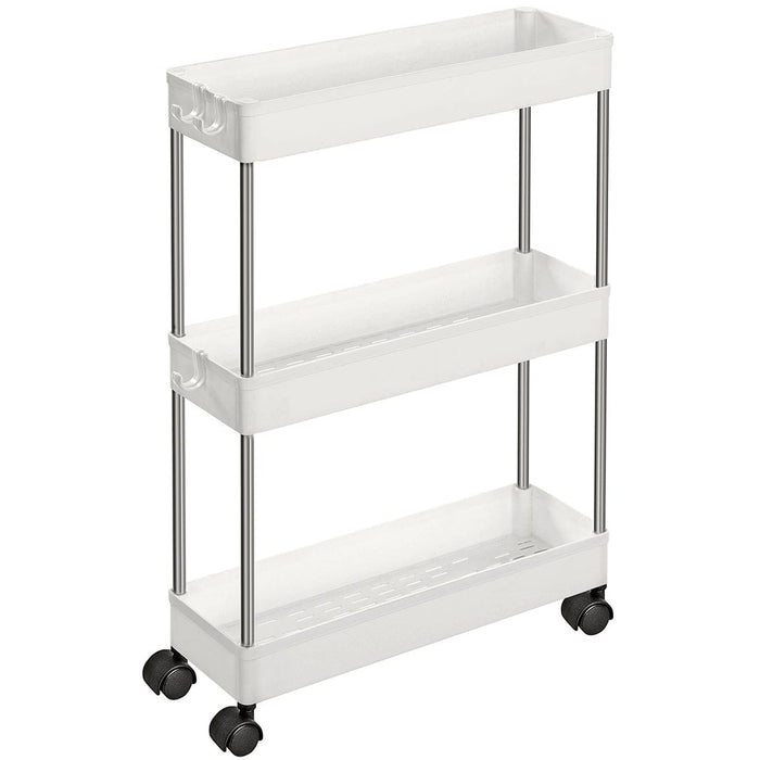 White 3-Tier Organising Trolley