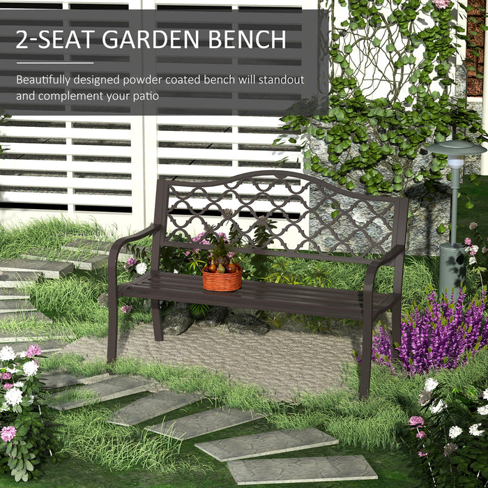 Antique Cast Iron Garden Bench