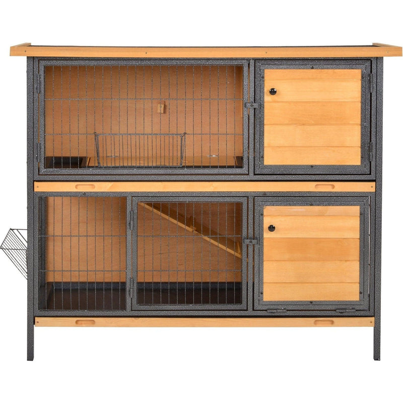 2 Floor Wooden Rabbit Hutch