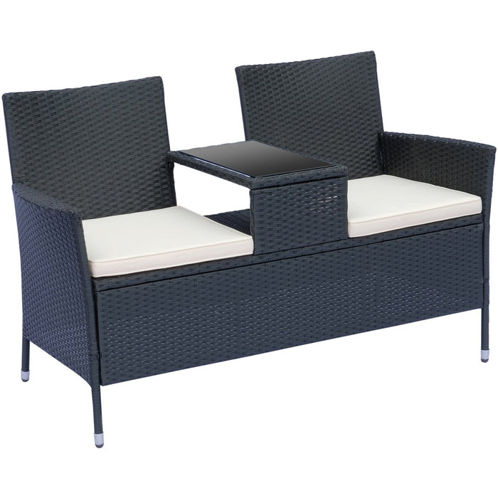 Rattan Garden Love Seat