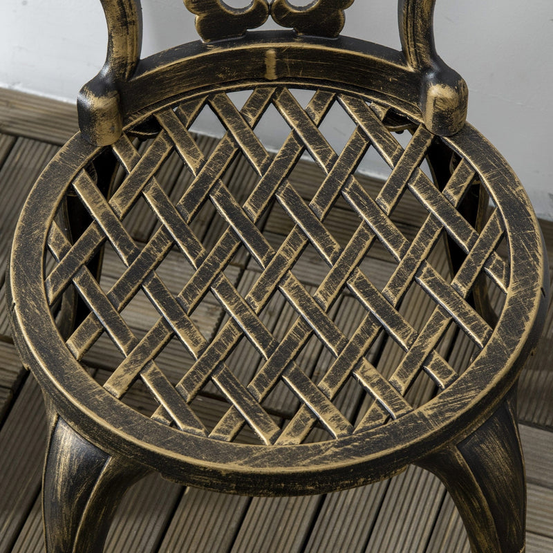 3pc Cast Aluminium Bistro Set