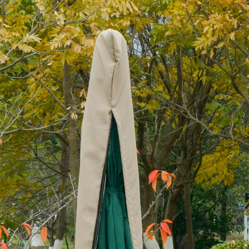 Outdoor Cantilever Umbrella Cover with Zipper Outsunny