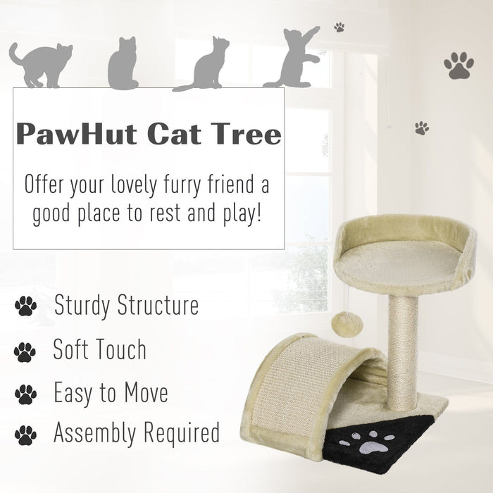 Cat Tree w/ Scratching Post, Activity Centre, Perch, Brown