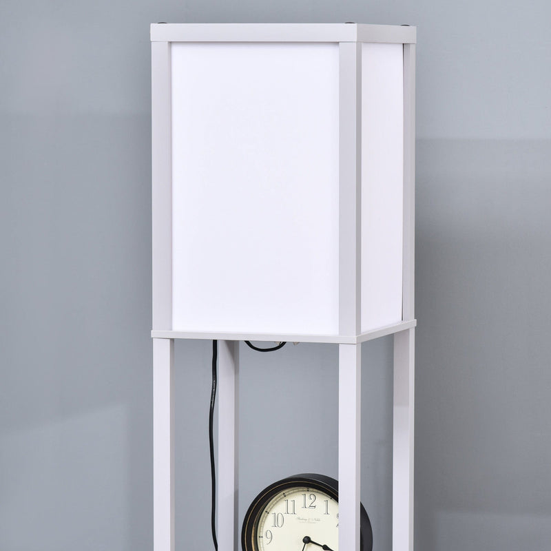 Floor Lamp With Shelves