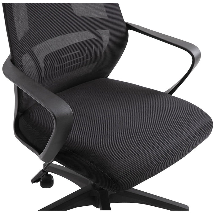 Swivel Office Chair With Wheels, Ergonomic Mesh Back