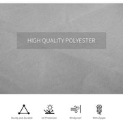 Sides For Gazebo, 4 Panels, Fits Most 3x3m Gazebos, Grey Outsunny