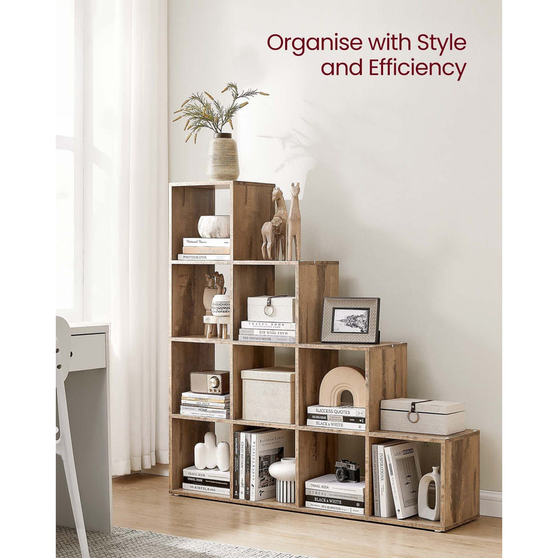 Vasagle 10 Cube Storage Unit Camel Brown