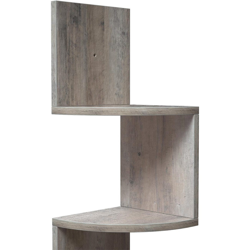 Grey Wall Mounted Corner Shelves by Vasagle -  Perfect for smaller rooms with limited floor space