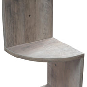 Grey Wall Mounted Corner Shelves by Vasagle -  Perfect for smaller rooms with limited floor space