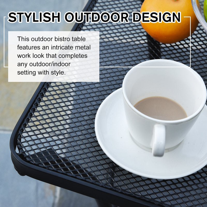Square Bistro Table Outsunny