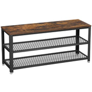 Vasagle Shoe Rack Bench With 2 Shelves For Hallway