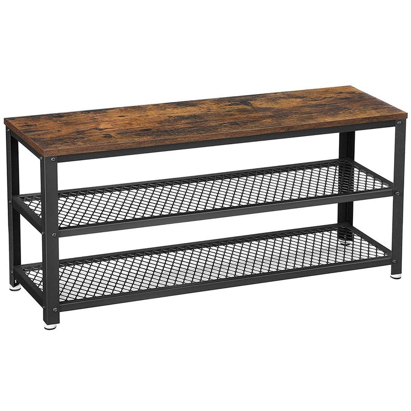 Vasagle Shoe Rack Bench With 2 Shelves For Hallway