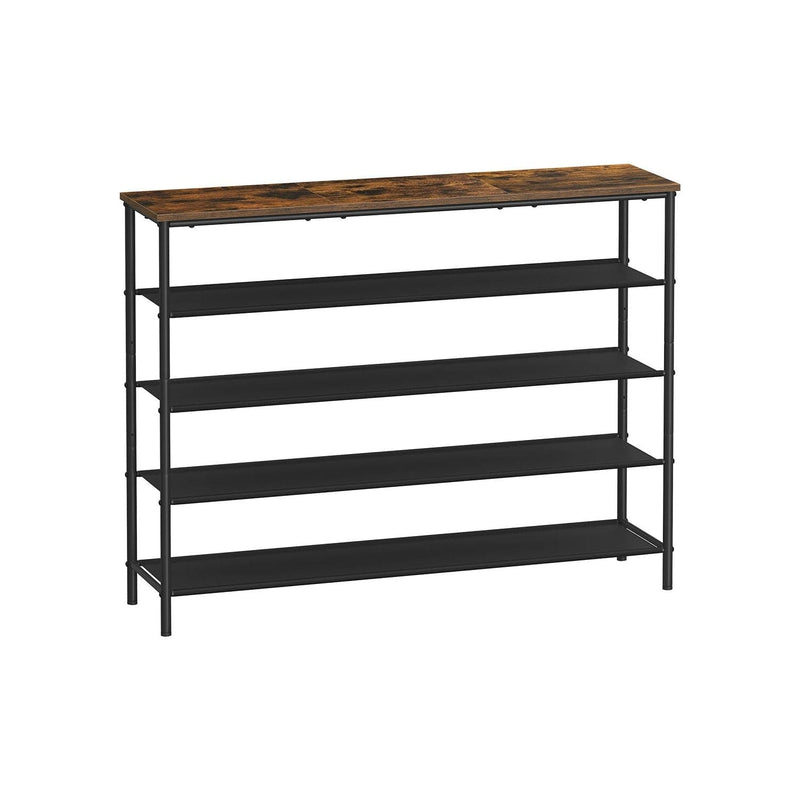 Vasagle Industrial Shoe Shelves, 5 Tiers