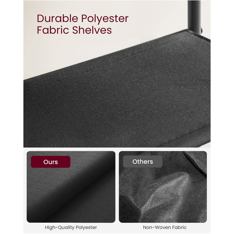 Vasagle Industrial Shoe Shelves, 5 Tiers