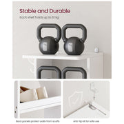 Narrow White Wooden Shoe Rack by Vasagle