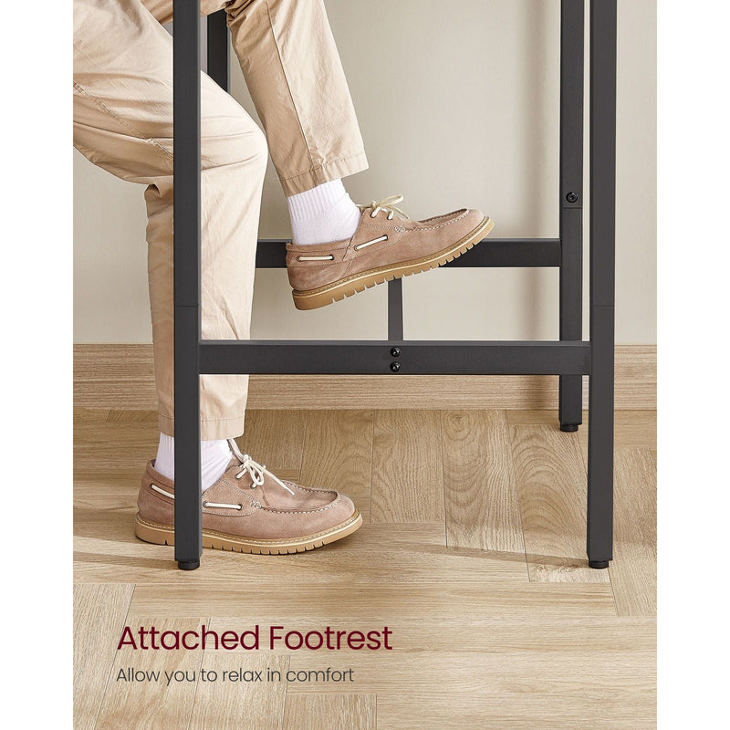 Vasagle Small Breakfast Table Black 60x60x92cm