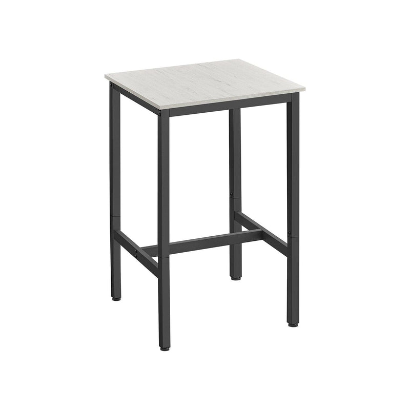 Vasagle Small Breakfast Table Black White 60x60x92cm