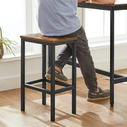 Industrial Bar Table and Stools by Vasagle - Perfect for homes with limited space