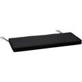 Cushion For 2 Seat Garden Bench, Black Outsunny