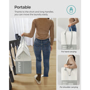 Laundry Sorting Baskets, Light Grey, 2 Pack Songmics