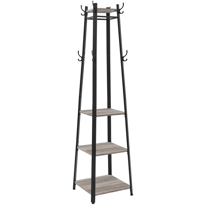 Vasagle Coat Stand Hall Tree With Shelves