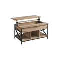 Vasagle Coffee Table With Lift Top And Storage Brown Black