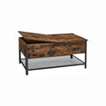 Vasagle Industrial Coffee Table With Lift Top and Storage