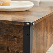 Vasagle Industrial Coffee Table With Lift Top and Storage