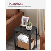 Vasagle Small Black End Table
