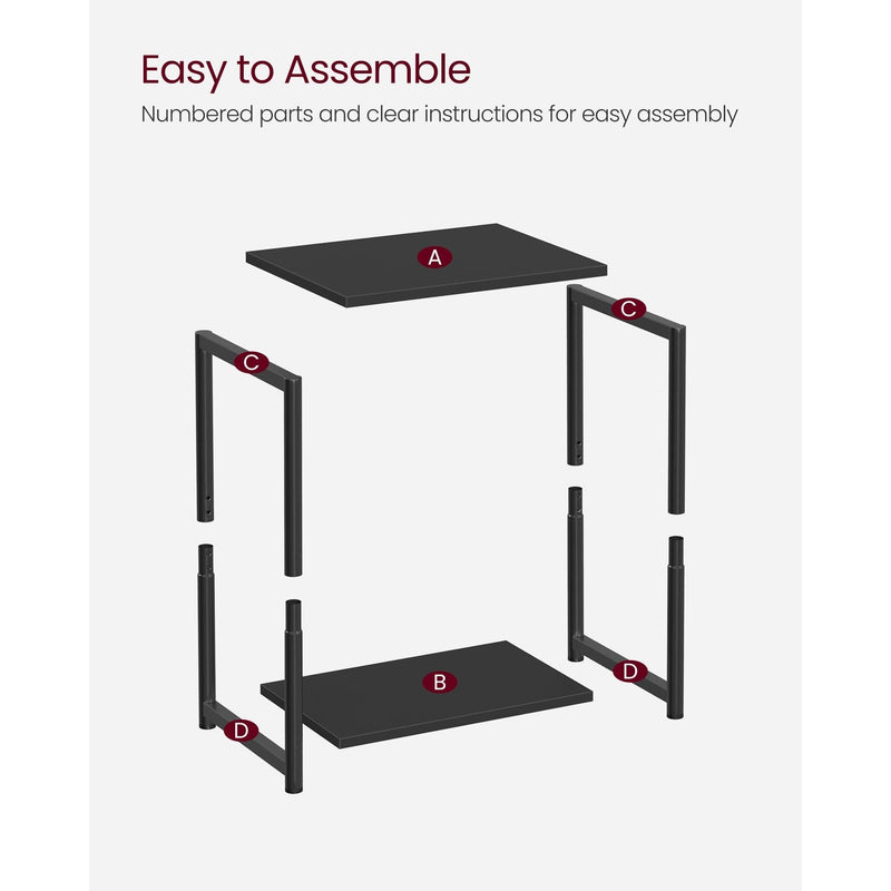 Vasagle Small Black End Table
