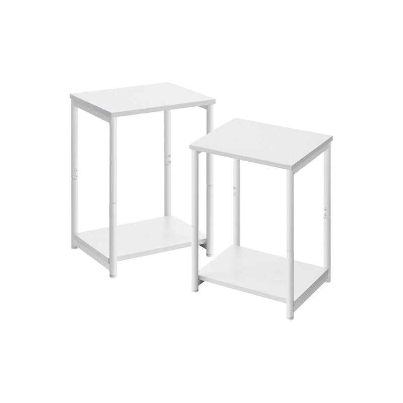 Vasagle Pair of Side Tables White