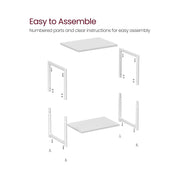 Vasagle Pair of Side Tables White