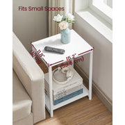 Vasagle Pair of Side Tables White