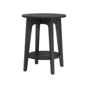 Vasagle Living Room Round Side Table, Black