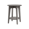 Vasagle Living Room Round Side Table, Grey