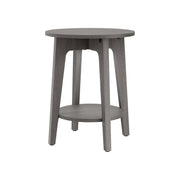 Vasagle Living Room Round Side Table, Grey