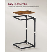 Vasagle Sofa Table For Laptop Ebonised Oak And Black