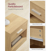 Vasagle Bedside Cabinet With Drawer and Shelf