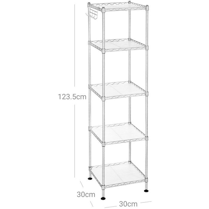 5-Tier Metal Storage Rack