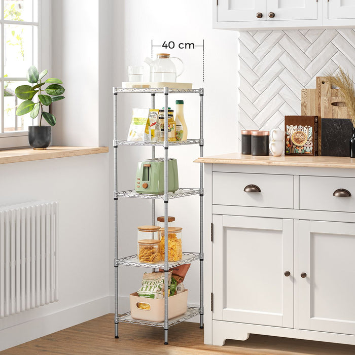 Metal Shelving Unit for Display and Storage