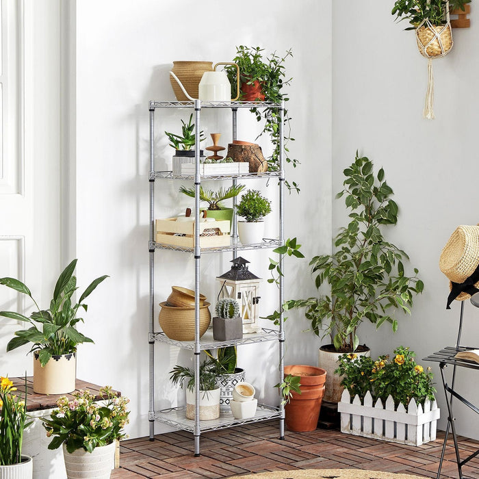 Metal Shelving Unit for Display and Storage